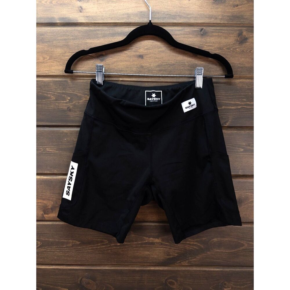 SAYSKY Copenhagen Women's Pace Short Tights Black Size Medium Running Shorts